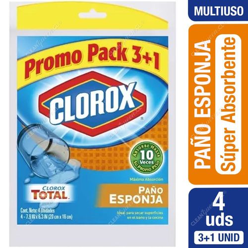 Clorox Paño Esponja 4 un