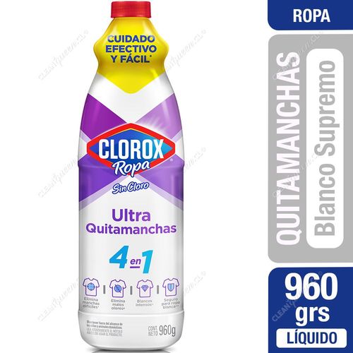 Clorox Quitamanchas Blanco Supremo 960 g