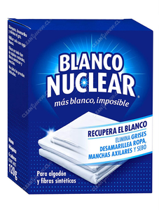 Blanco Nuclear Quitamanchas en Polvo 6 Sobres 120 g