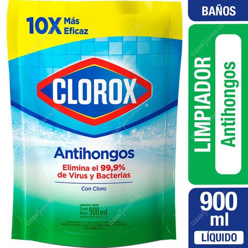 Clorox Limpiador Líquido Antihongos Repuesto 900 ml