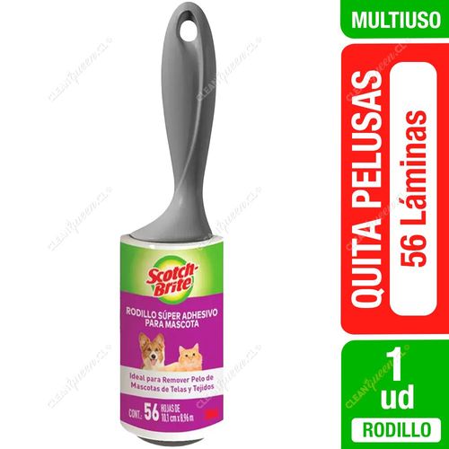 Scotch-Brite Rodillo Quita Pelusas 56 Láminas Mascota