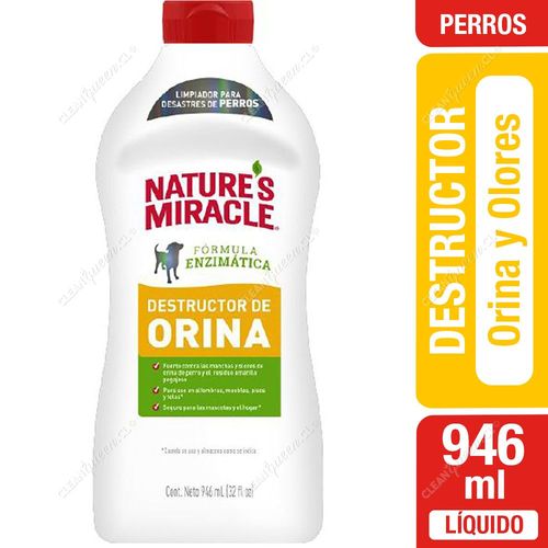 Nature's Miracle Destructor de Orina para Perro 946 ml