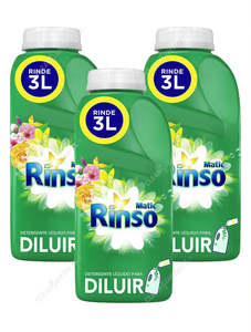 Rinso Detergente Líquido Diluible 3 x 500 ml