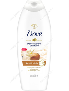 Dove Jabón Líquido Cream Wash Karité Vainilla 700 ml