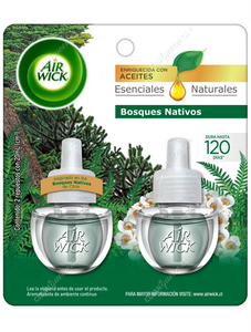Air Wick Repuesto Aromatizante Eléctrico Bosques Nativos 2 un