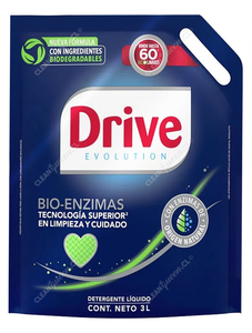 Detergente Líquido Drive Bioenzimas Recarga 3 L
