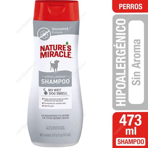 Nature's Miracle Shampoo Hipoalergénico para Perro Sin 473 ml