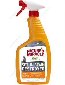 Nature's Miracle Eliminador de Manchas y Olores Oxy Fórmula para Gato 709 ml