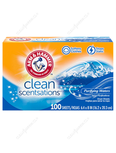 Hammer Toallitas Suavizantes Anti-Estática Arm & Purifying Waters 100 un