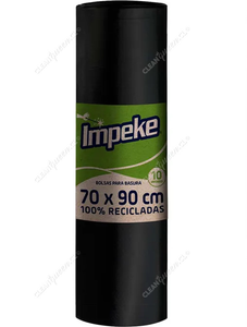 Impeke Bolsas Basura Mediana 70 x 90 cm 10 un