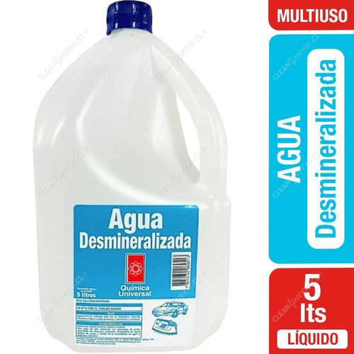 Química Universal Agua Desmineralizada 5 L