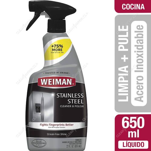Weiman Limpiador Líquido Acero Inoxidable 650 ml