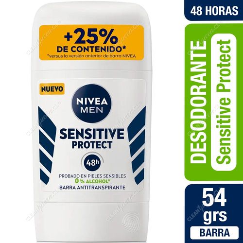 Nivea Desodorante Barra Hombre Men Sensitive Protect 54 g
