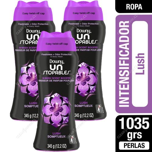 Perlas de Aroma Downy Unstopables Lush 3 x 345 g