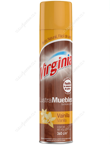 Virginia Lustra Muebles Spray Vainilla 360 cc