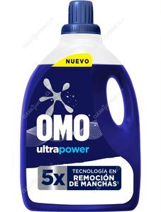 Detergente Líquido Omo Matic Ultra Power Botella 3 L