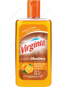 Virginia Lustra Muebles Aceite Naranja 260 ml