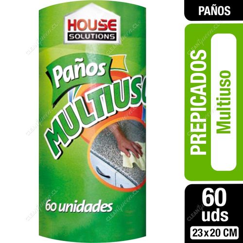 House Solutions Paños Prepicados Multiuso 60 un