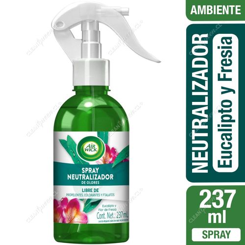 Air Wick Spray Neutralizador Olores Eucalipto y Flor de Fresia 237 ml