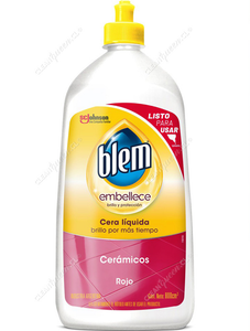 Blem Cera Líquida Rojo Cerámicos 800 ml