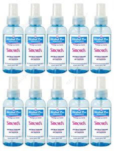 Simond's Alcohol Gel Plus con Glicerina Spray 10 x 130 ml