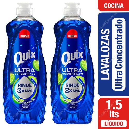 Quix Lavaloza Ultra Concentrado 2 x 750 ml