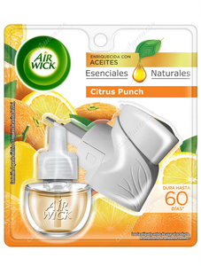Air Wick Aparato + Repuesto Aromatizante Eléctrico Citrus Punch 20 ml