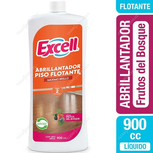Excell Abrillantador Piso Flotante Frutos del Bosque 900 cc