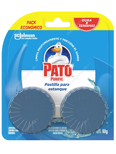 Pato Purific Pastilla Estanque Inodoro Marina 40 g 2 un