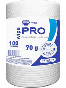 Virutex Paño Multiuso Reutilizable Pro 20 x 40 cm 100 un