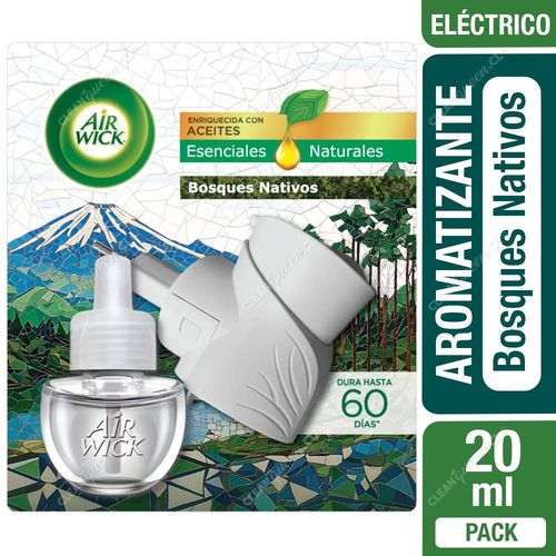 Air Wick Aparato + Repuesto Aromatizante Eléctrico Bosques Nativos 20 ml