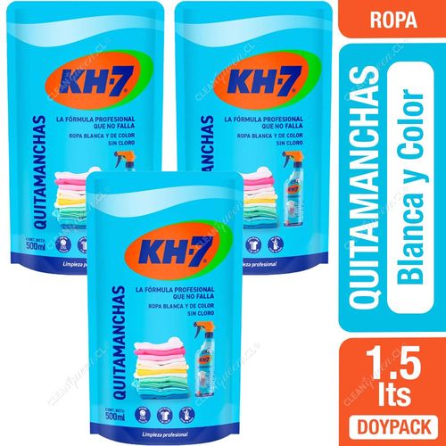 Quitamanchas Ropa KH-7 Doypack 3 x 500 ml