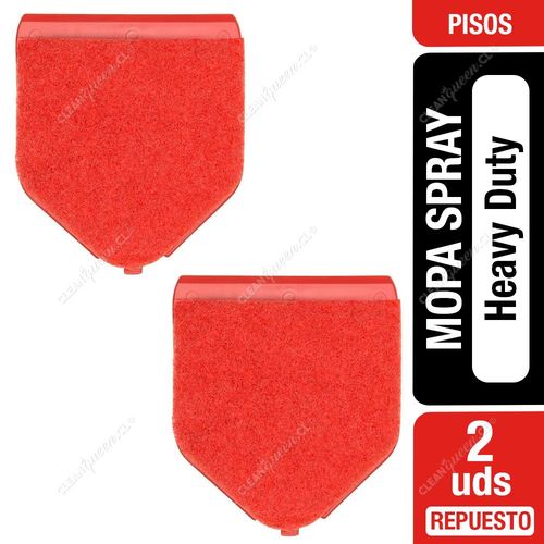 Oxo Mopa Dispensador Spray Microfibra Repuesto Cepillo Heavy Duty 2 un