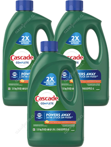 Cascade Detergente Lavavajillas Gel Citrus 3 x 2.12 kg