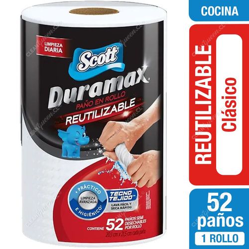 Scott Paño Reutilizable Duramax 52 Paños X Rollo