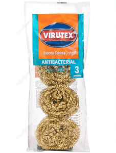 Virutex Esponja Dorada Orotex Antibacterial 3 un