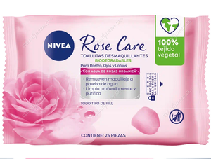 Nivea Toallitas Desmaquillantes Rose Care 25 un