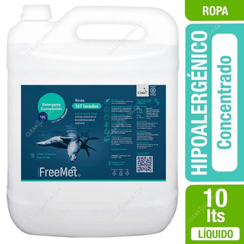 Freemet Detergente Ecológico Concentrado Hipoalergénico 10 L