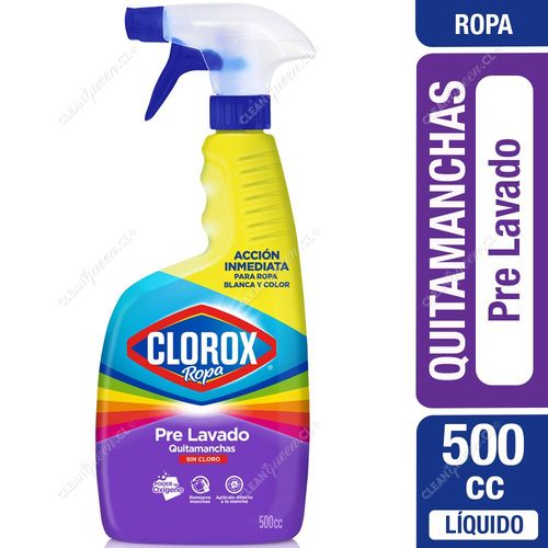 Clorox Quitamanchas Prelavado Ropa 500 cc