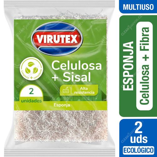Virutex Esponja Celulosa Fibra Sisal 2 un