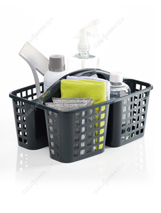 Mery Cesta Organizadora Productos Limpieza Gris