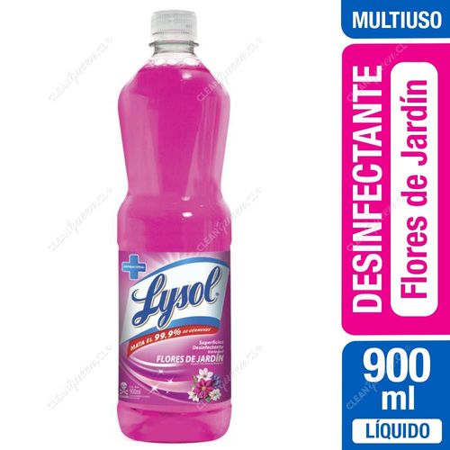 Lysol Desinfectante Líquido Flores de Jardín 900 ml