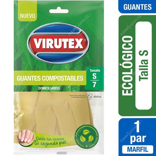 Virutex Guantes Compostables Talla S