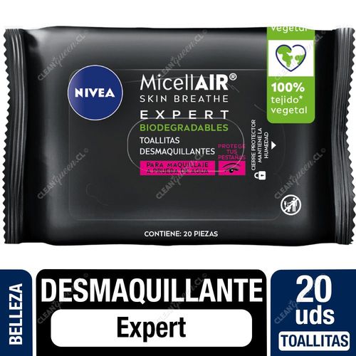Nivea Toallitas Desmaquillantes MicellAir Expert 20 un