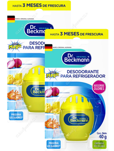 Desodorante Refrigerador Dr. Beckmann Extracto Limón 2 x 40 g
