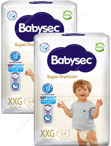 Babysec Pañales Super Premium Talla XXG 108 un