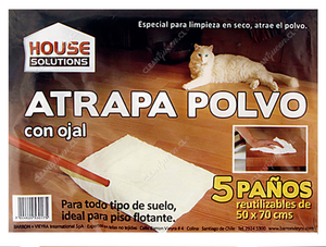 House Solutions Trapero con Ojal Atrapa Polvo 5 un