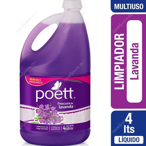 Poett Limpiador Líquido Lavanda 4 L