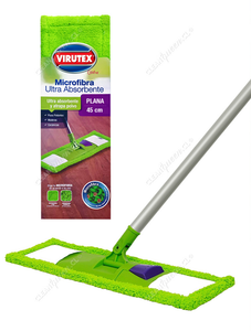 Virutex Mopa Plana Microfibra Ultra Absorbente 45 cm Set