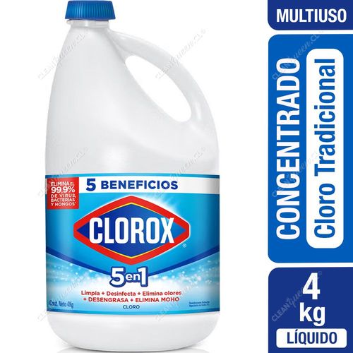 Clorox Cloro Concentrado Tradicional 4 kg